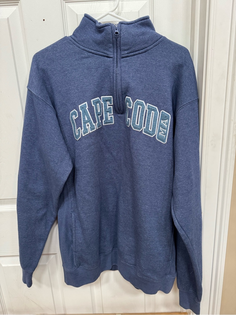Cape Cod Half-Zip Pullover Sweatshirt - Blue